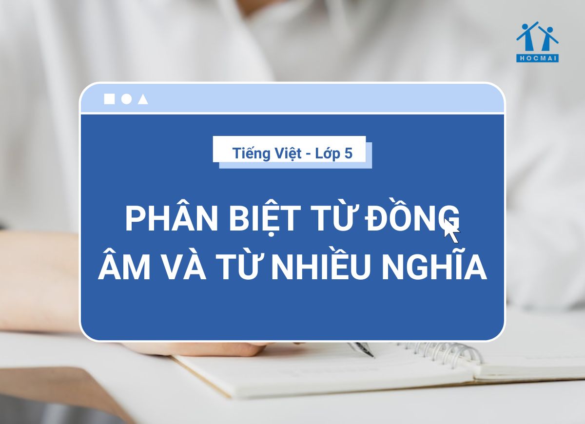 4. Ví Dụ Về Từ Đồng Âm