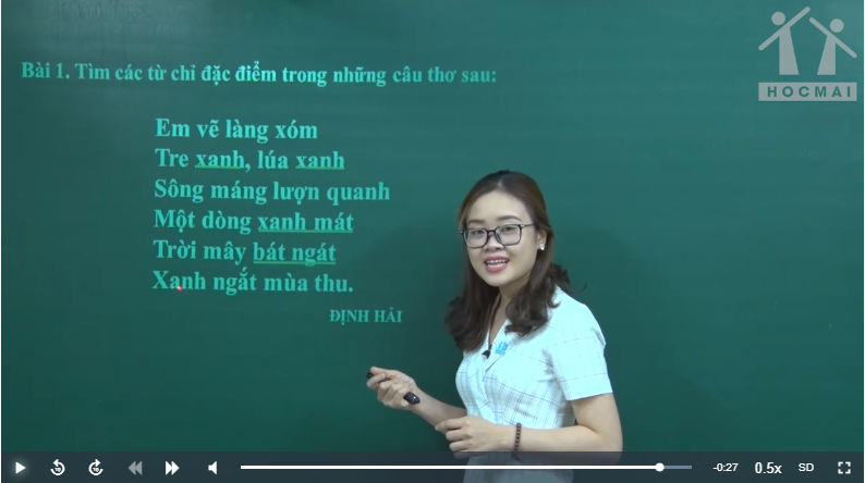 Khái quát về từ chỉ đặc điểm lớp 3 trong ngữ pháp tiếng Việt