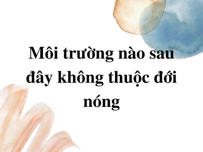 moi-truong-nao-sau-day-thuoc-doi-nong