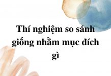 thi-nghiem-so-sanh-giong-nham-muc-dich-gi